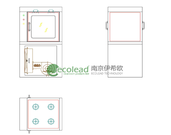 吹淋型传递窗