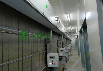 内蒙古某知名奶粉厂新风室自动卷绕式过滤器